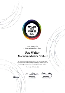 2013 – Uwe Walter, Maler des Jahres